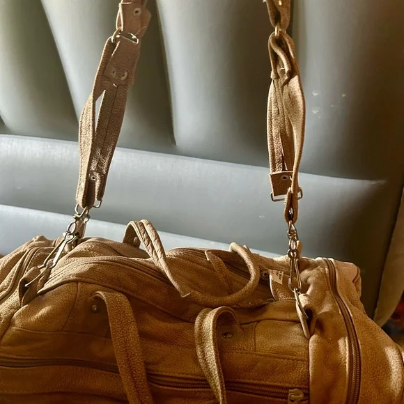 Genuine Leather, Mexican Duffle Bag, NEW - Picture 3 of 8